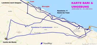 Karte Bari & Umgebung RR 4 & 5