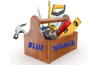 Blue Whales Werkzeugkiste
